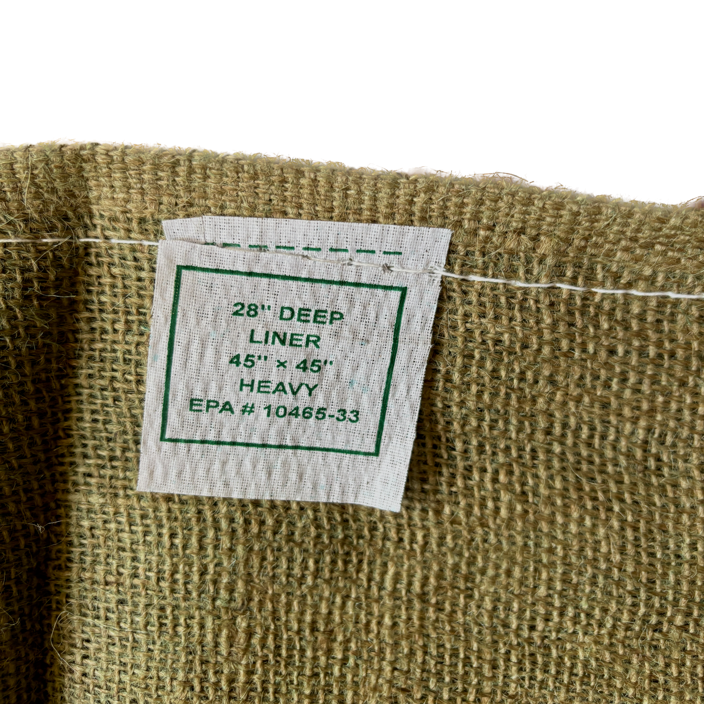 PNP Jute Heavy 8.9 oz Liner Bag 45"x45"| Plant Cover, Lining Garden Beds, Root Ball Covering