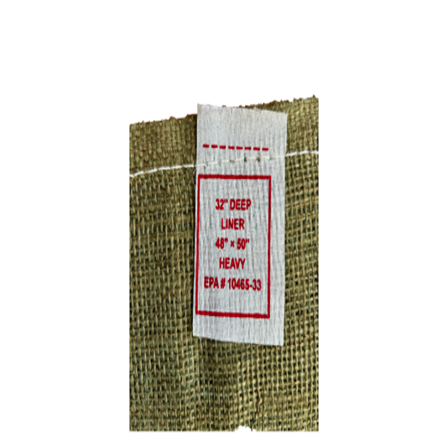 PNP Jute Heavy 8.9 oz Liner Bag 48"x50"| Plant Cover, Lining Garden Beds, Root Ball Covering